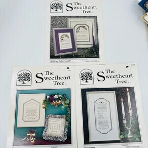 GRAPE Arbor Sampler Stitch Charts Fleuressence VioletsThe Sweetheart Tree Wine